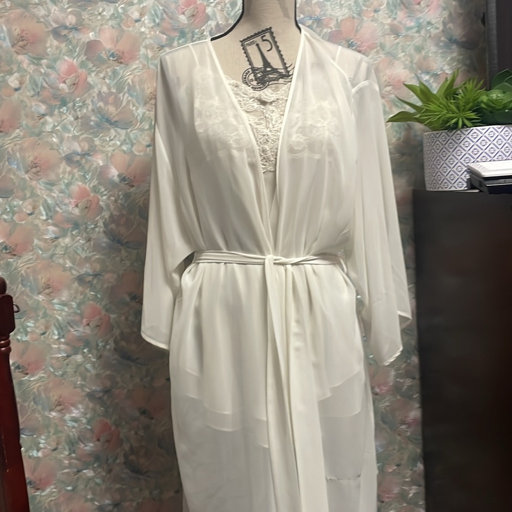 Vintage silk & satin bridal lingerie set
